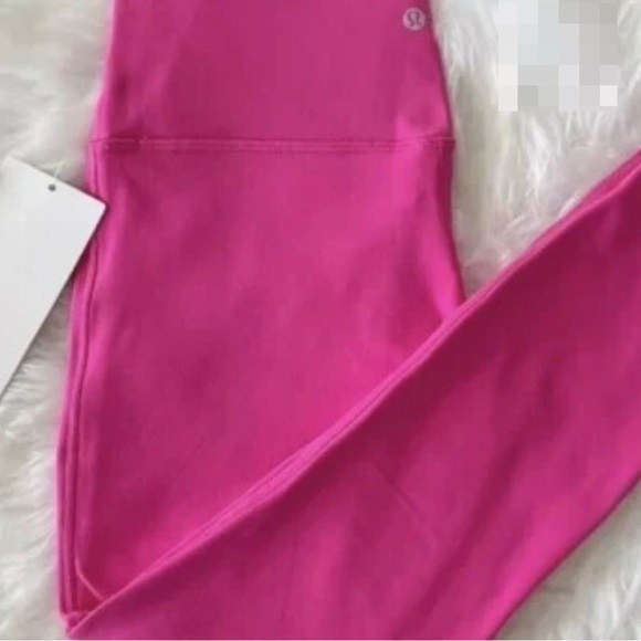 Lululemon Align 25” Sonic Pink Align Leggings Size 2 New With Tags